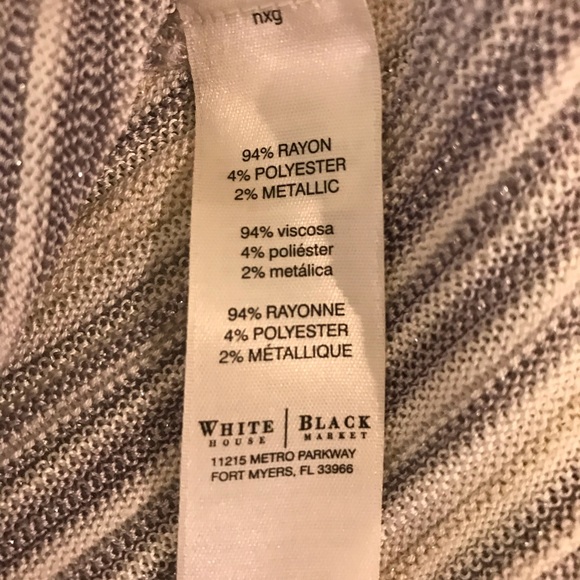 White House Black Market Metallic Sweater - Picture 8 of 8